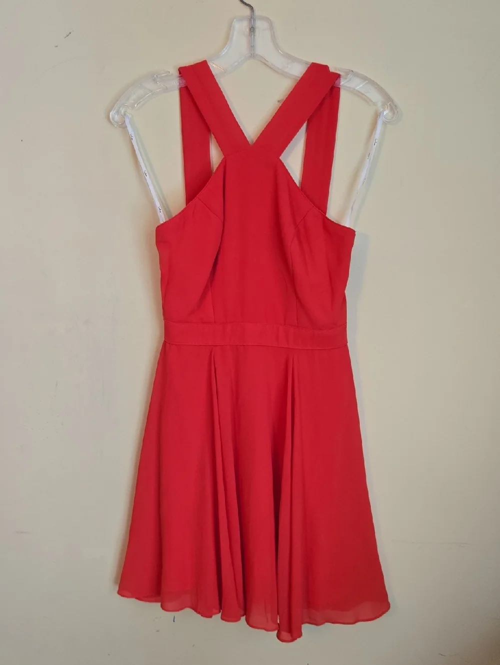 Lulu's Forevermore Coral Skater Dress